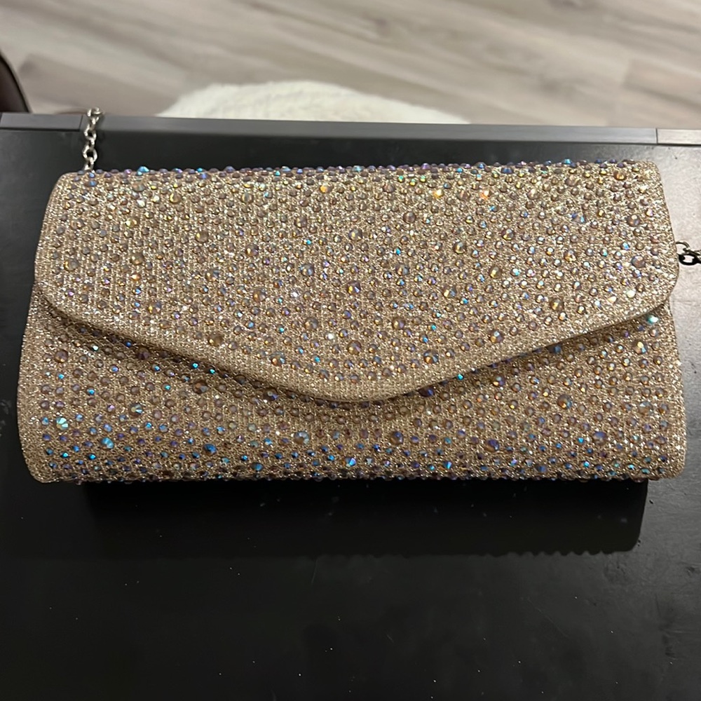 Rhinestone clutch